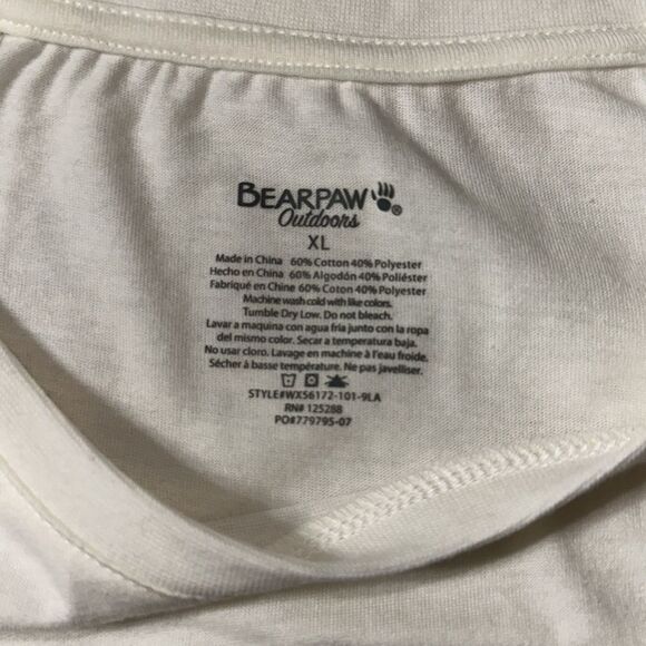 BearPaw M-L-XL Crewneck Desertscape Graphic Front Cotton Blend Short Sleeve Tee - Picture 12 of 13